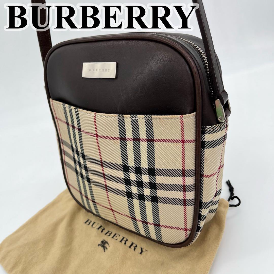 バーバリー BURBERRY ノバチェック ショルダーバッグ 肩がけ 斜め掛け BURBERRY ショルダーバッグ ポシェット 斜めがけ ノバチェック