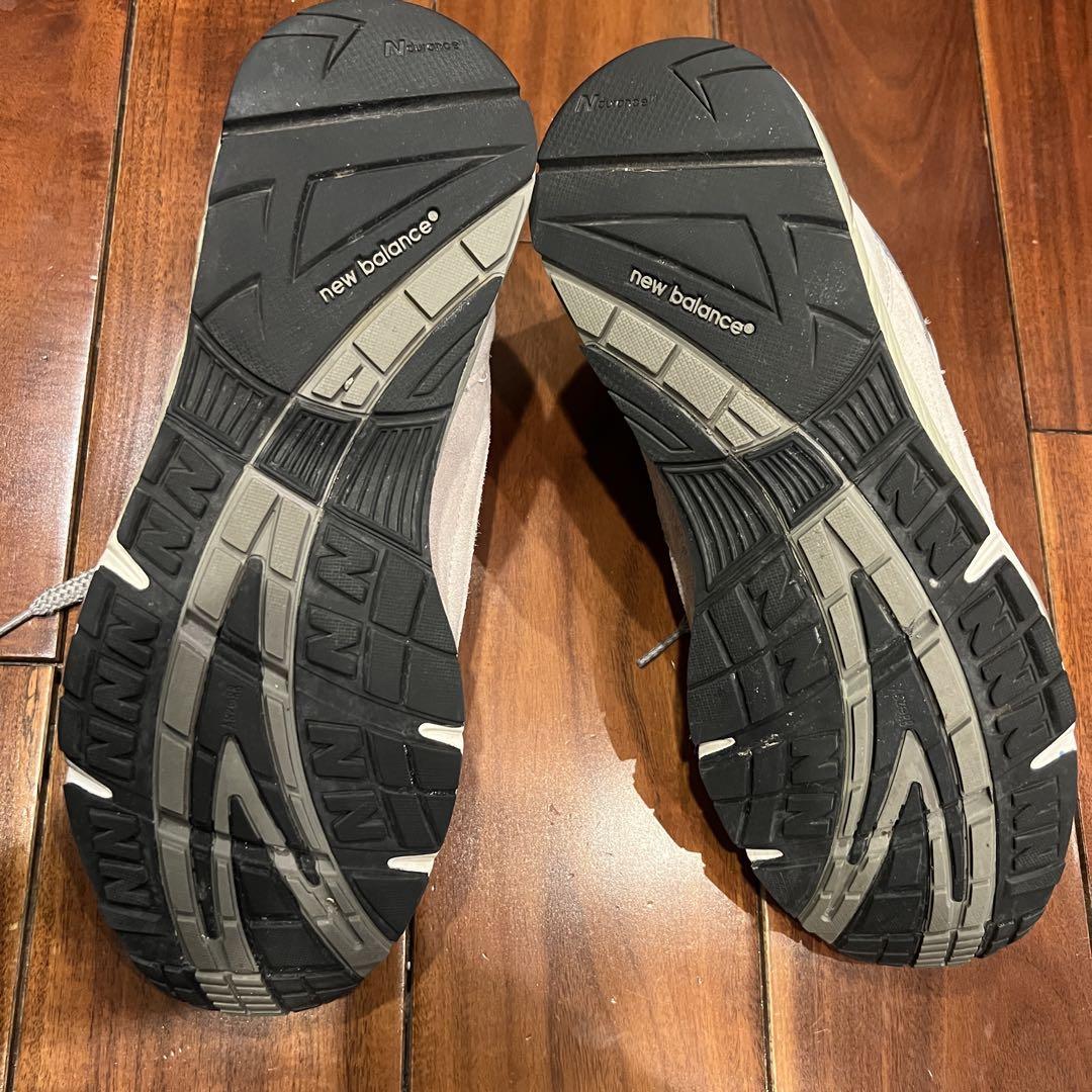 【TKM13】new balance 991 グレー スニーカー