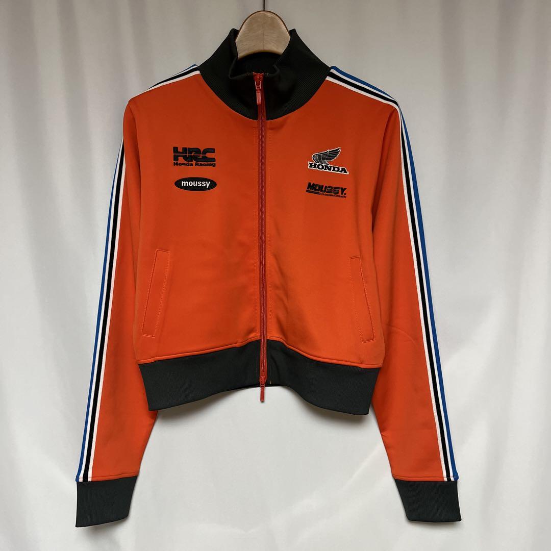 【送料込】 新品 オレンジ トラックジャケット コンパクト HONDA × MOUSSY ジャケット・アウター