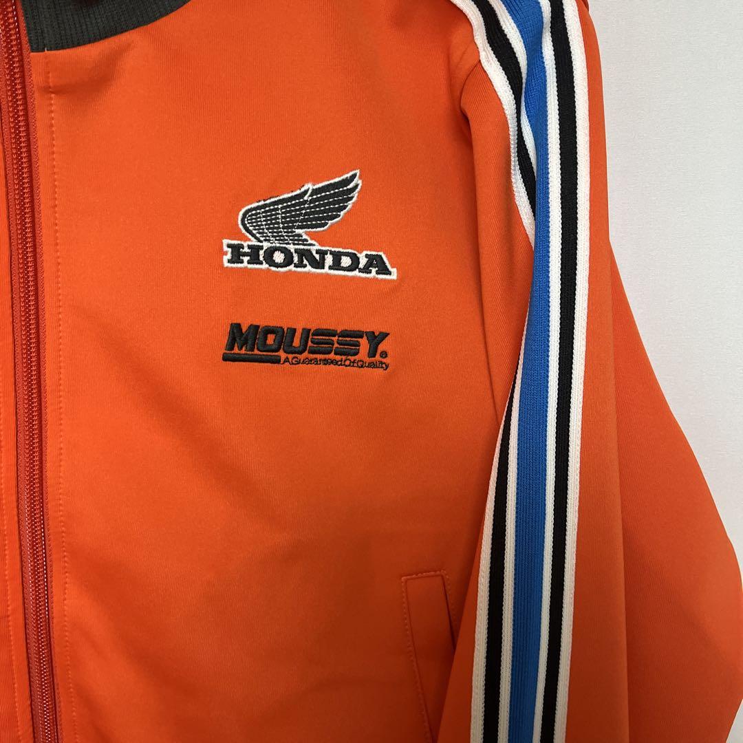 新品 MOUSSY × HONDA コンパクト トラックジャケット オレンジ