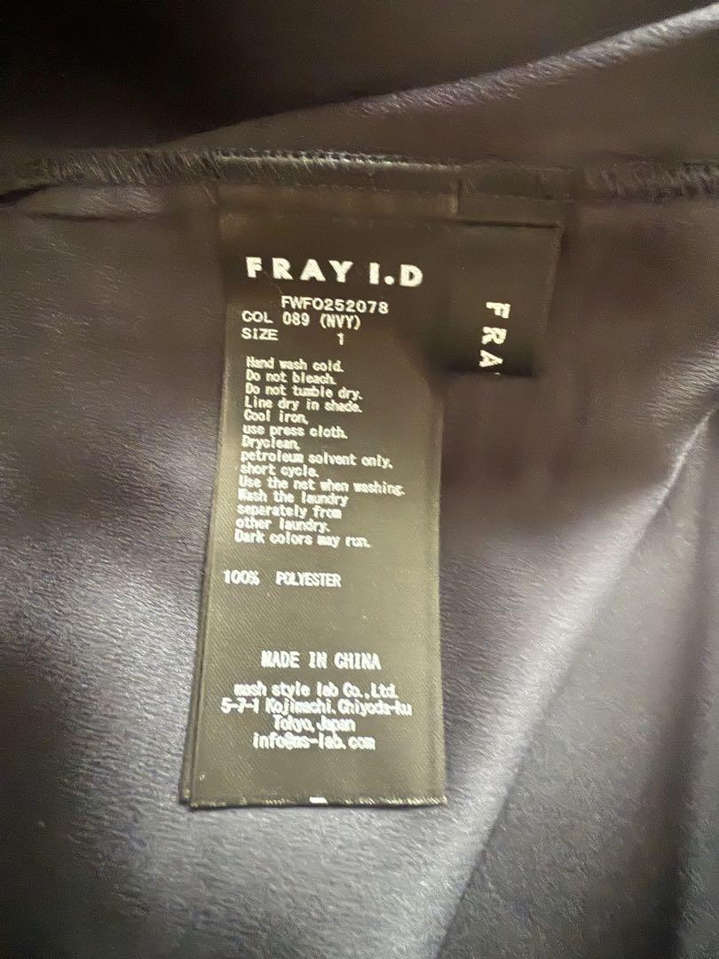新品 FRAY I.D フレイアイディー ラインフラワープリントカシュワンピース