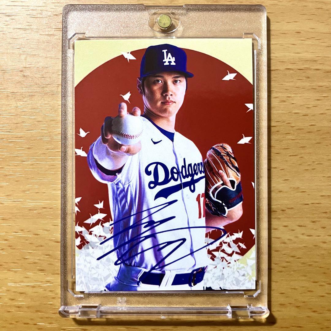 大谷翔平 2024 MLB Dodgers入団記念 日本国旗版