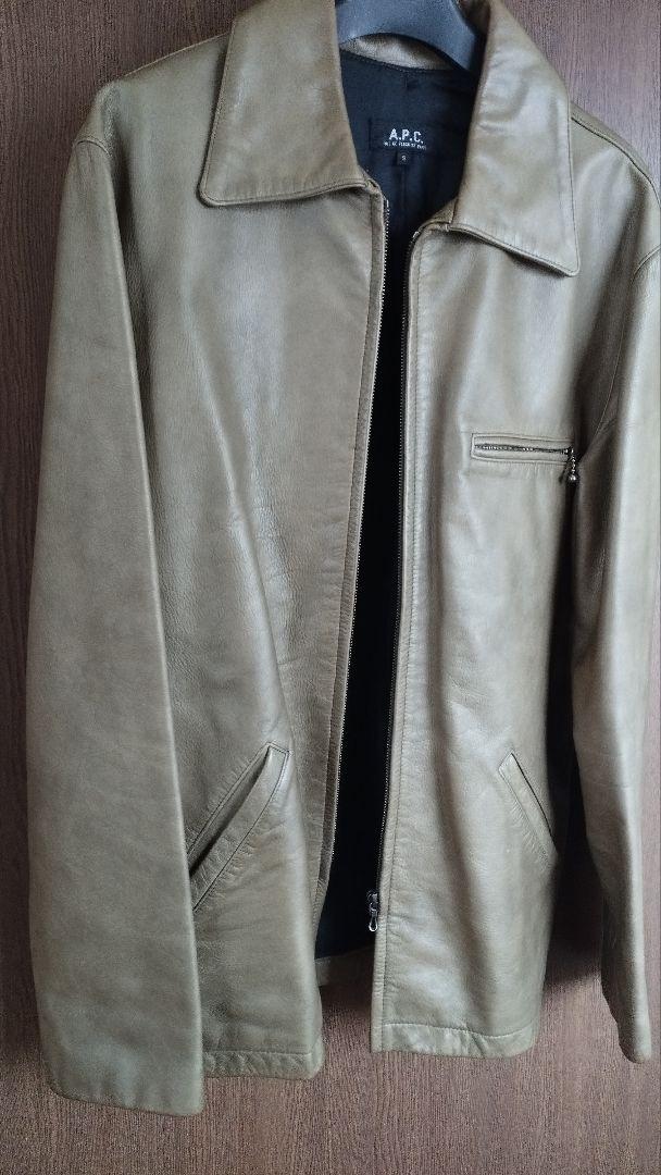 A.P.C. アーペーセー 牛革レザージャケット　サイズS