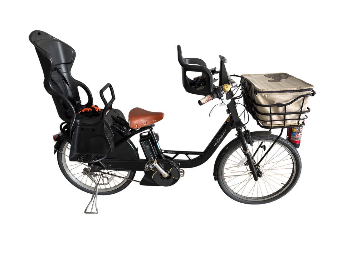 美品 電動自転車 子乗せ YAMAHA PAS Crew ディズニー 二人乗り