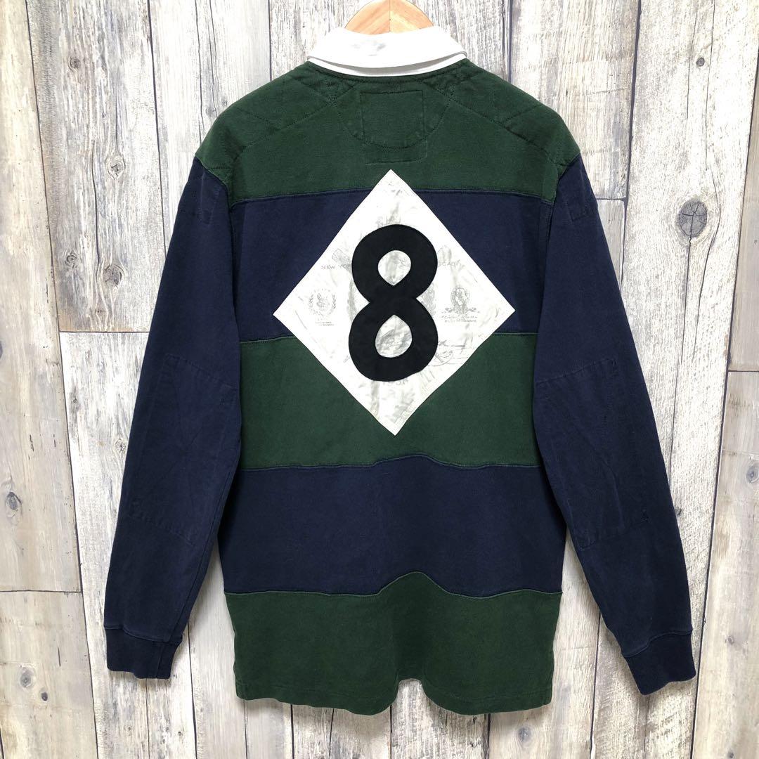 POLO ポロラルフローレン ポロベア ラガーシャツ 太ボーダー Sサイズ