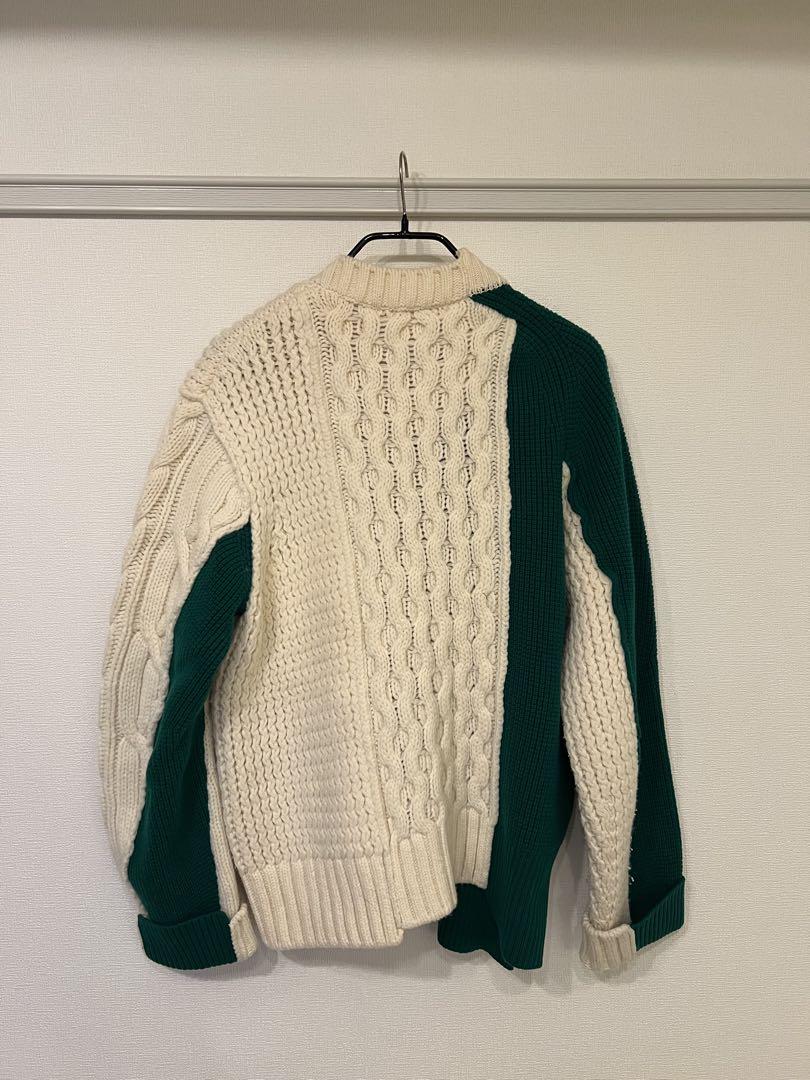 sacai 21aw【Wool Kint Zip up Blouson】