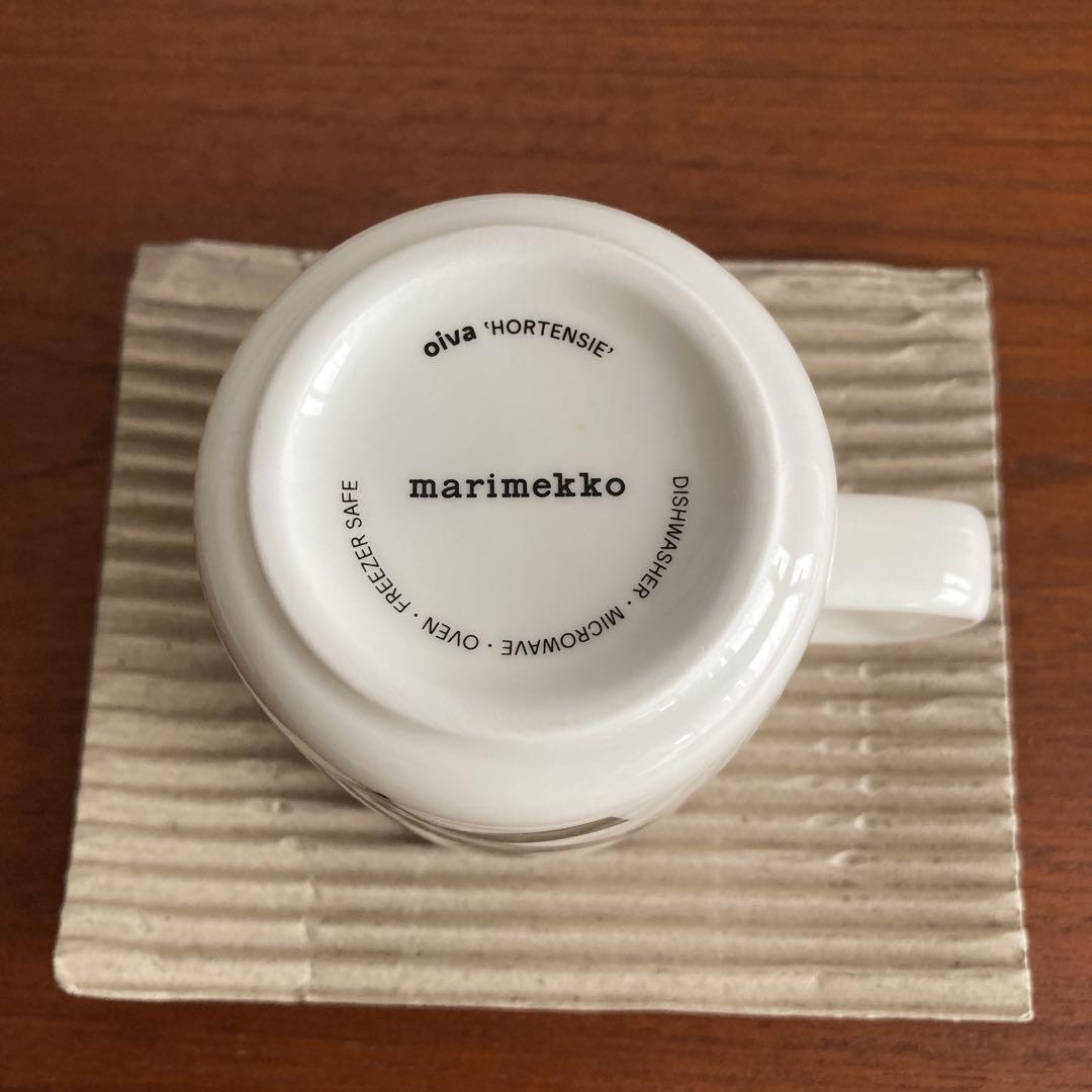 marimekko ホルテンシエ　マグカップ&プレートセット
