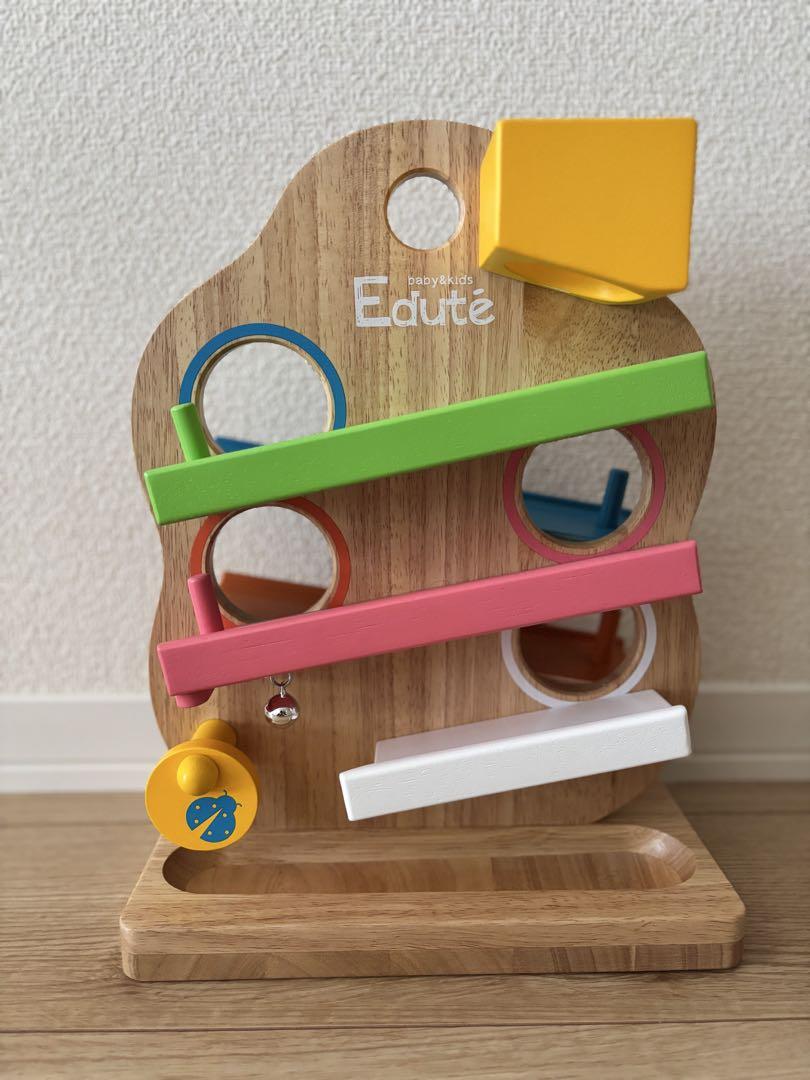 【美品・箱あり】エデュテEdute TREEスロープ 知育玩具