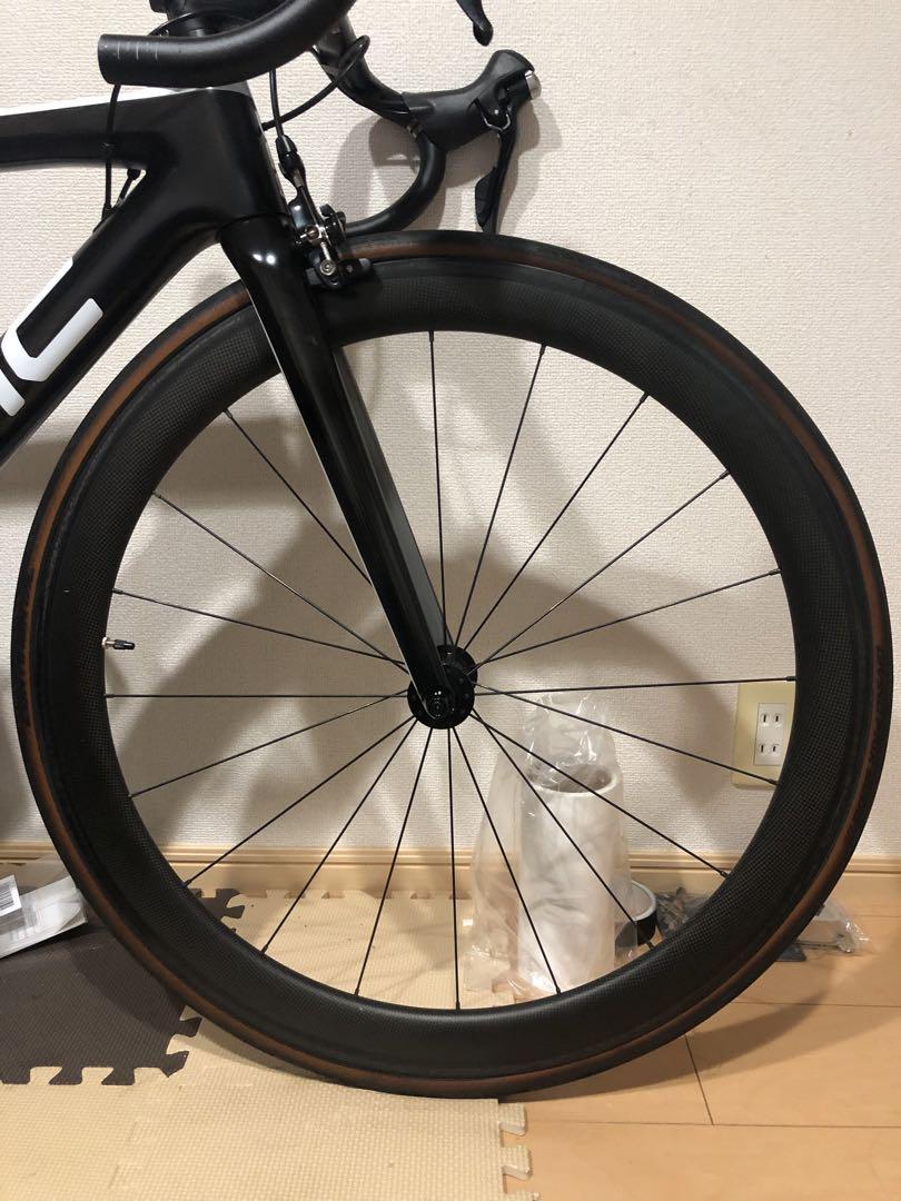 【中古】 本日限定タイヤ込み✨bike &hike オリジナルカーボンホイール50mm 自転車本体