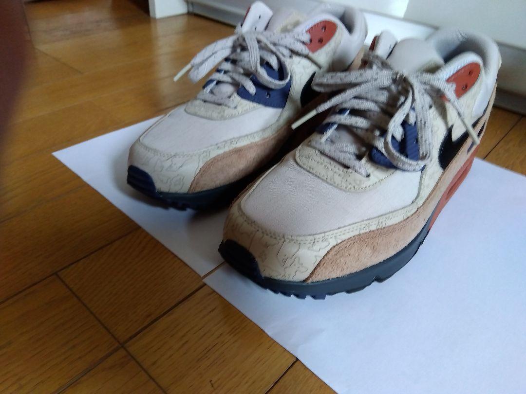 新発売 新商品 Nike ベージュ/ホワイト/ネイビー 1 Max Air 靴