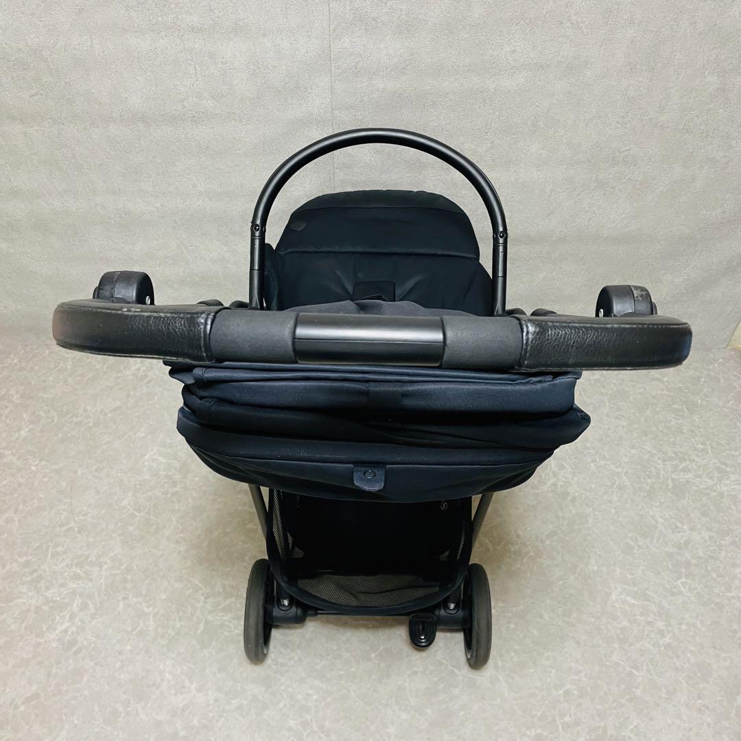 美品 Cybex MELIO サイベックス メリオ ブラック ベビーカー 黒