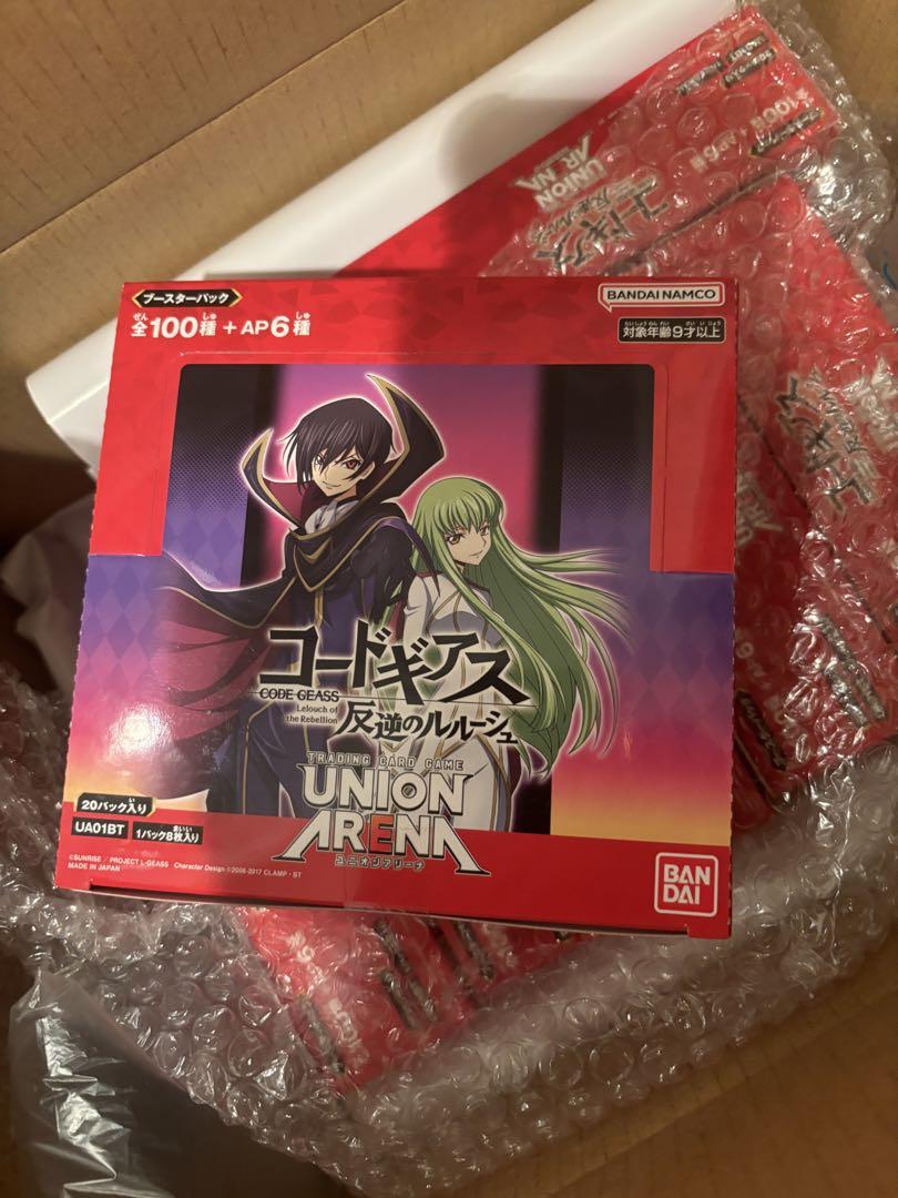 ユニオンアリーナ コードギアス 未開封1カートン（12BOX)
