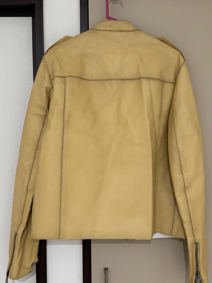 GUCCI イエローレザージャケット