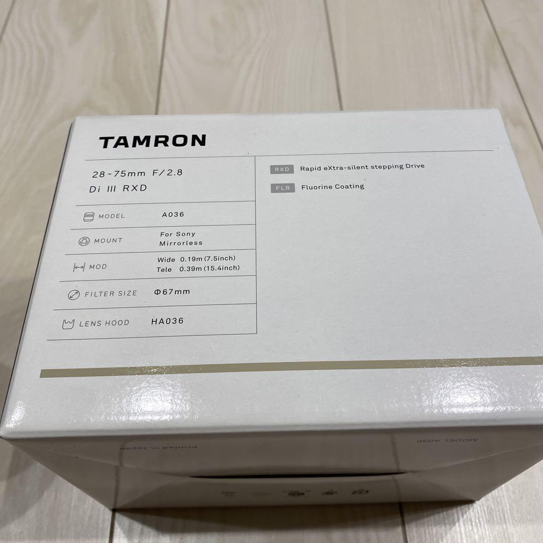 TAMRON 28-75mm F/2.8 Di III RXD 美品