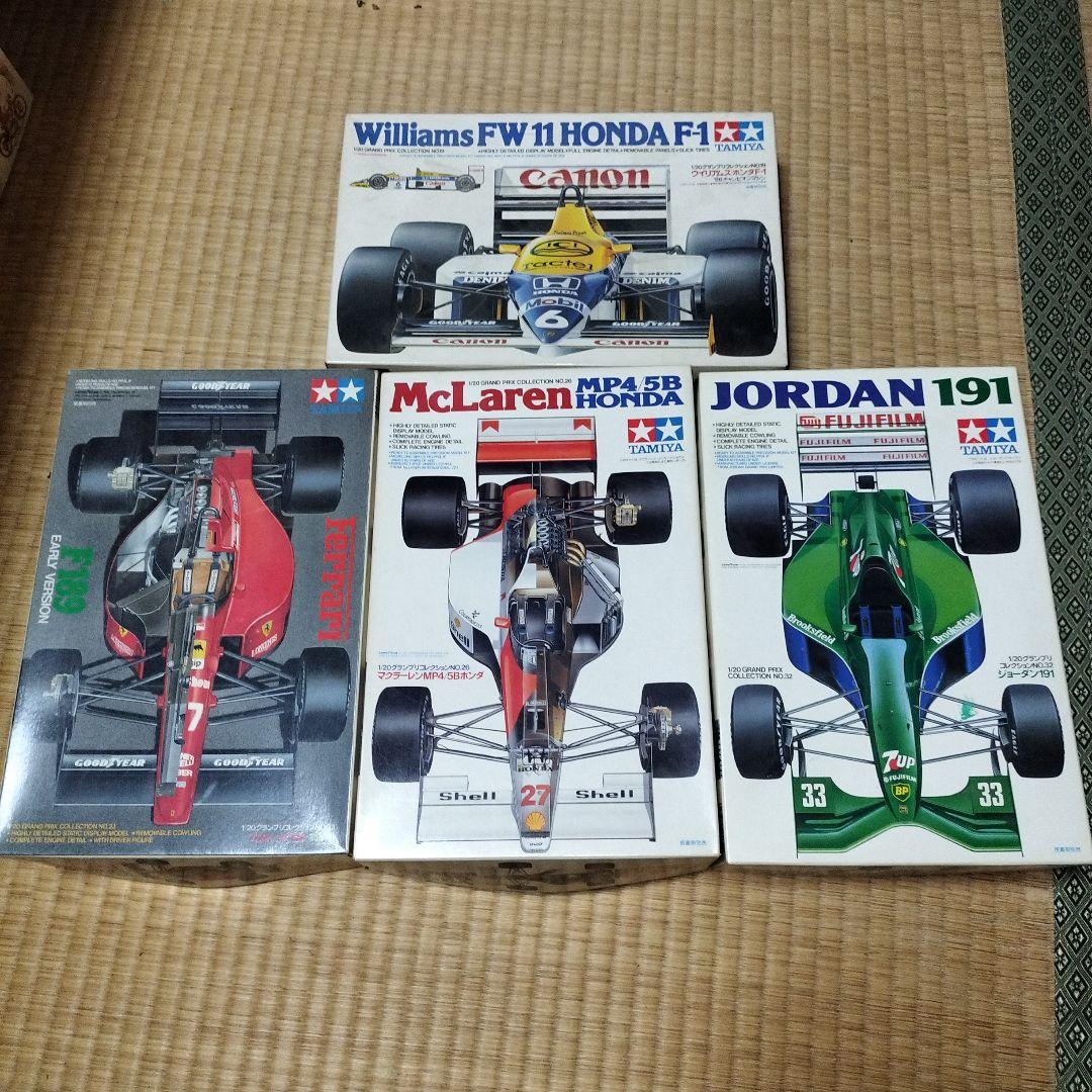 タミヤ　1/20 グランプリコレクション　一部組立・加工済品5点セット
