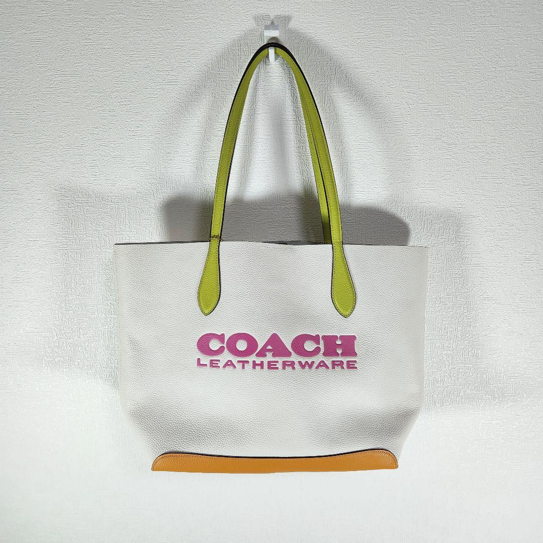 極美品　COACH  　キアトート　レザー　トートバッグ