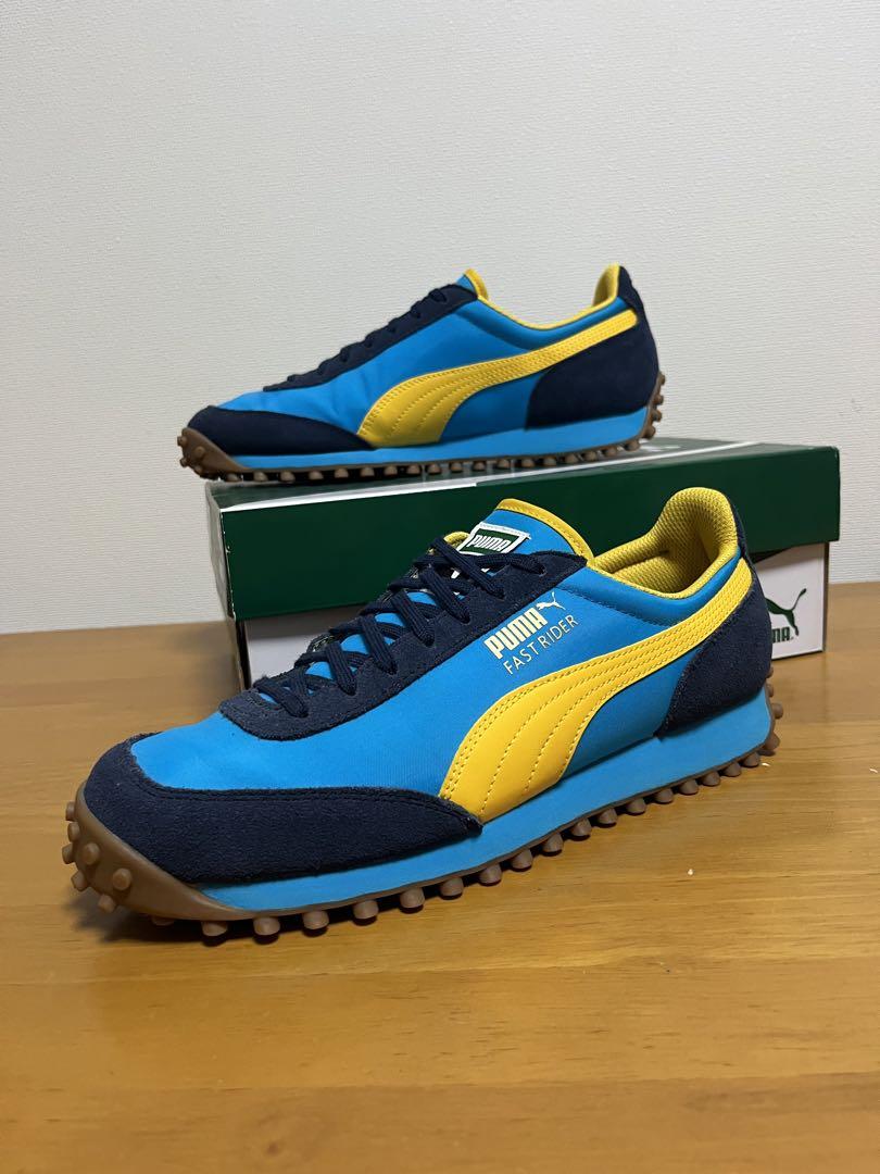 PUMA ファストライダー　 青/黄