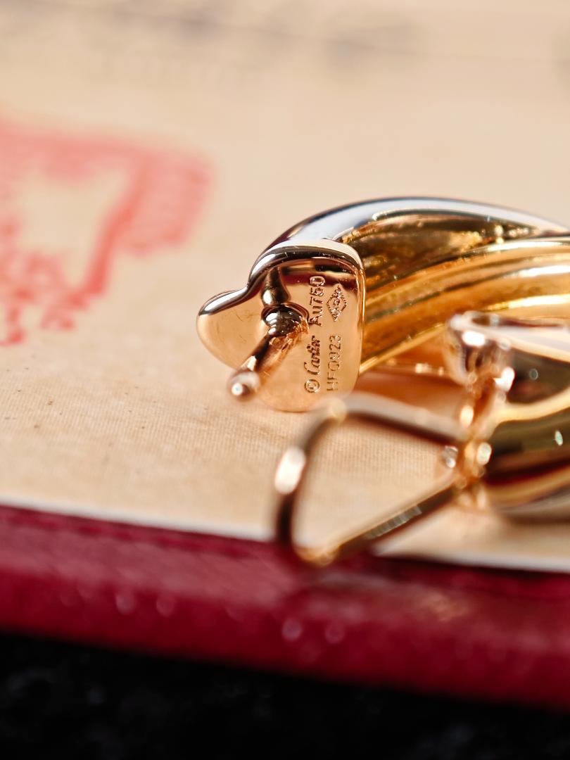 カルティエ　トリニティ　ピアス　18K