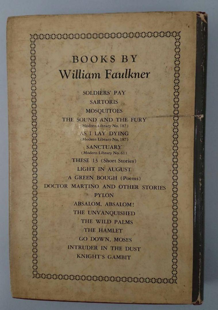 William Faulkner KNIGHT'S GAMBIT 1949年発行