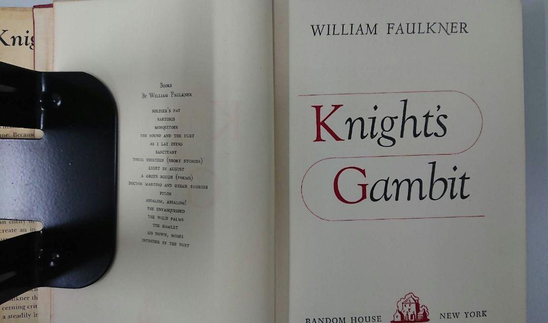 William Faulkner KNIGHT'S GAMBIT 1949年発行
