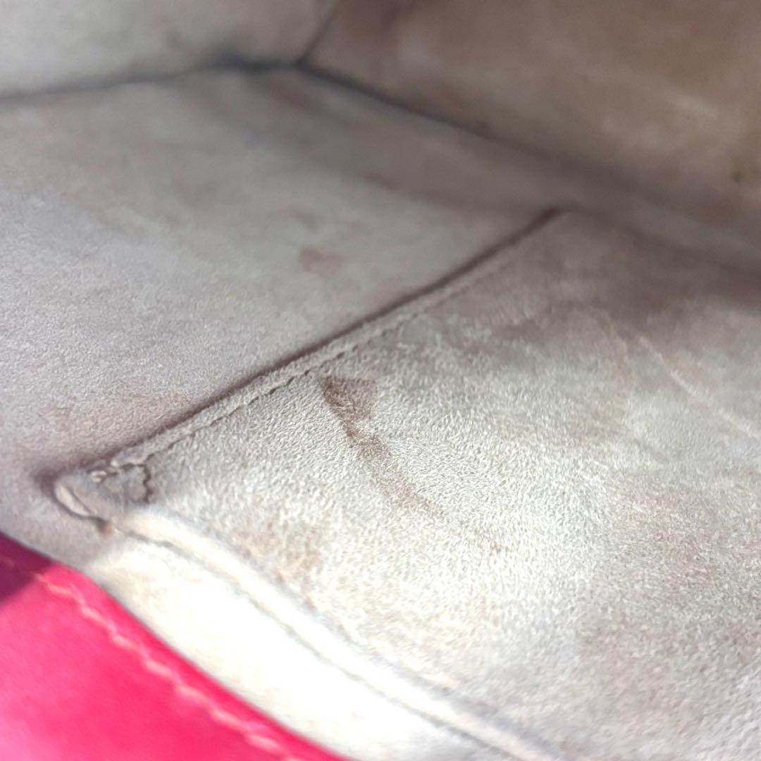 美品✨ GUCCI シルヴィ シェリーライン レザー レッド ハンドバッグ