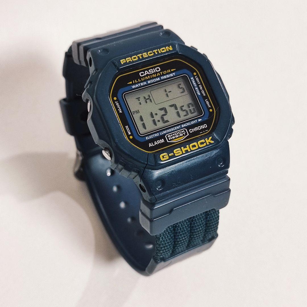 CASIO G-SHOCK DW5600E ネイビー 腕時計 CASIO G-SHOCK DW-5600e 紺枠 ネイビー - メルカリ