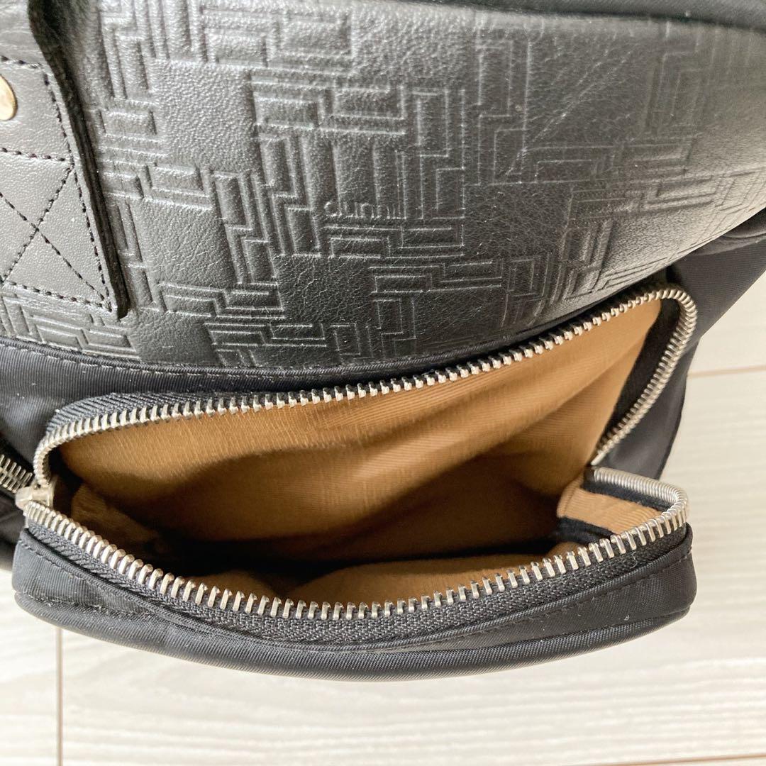 極美品 ダンヒル D8 2way ビジネスバッグ ボストン レザー 黒