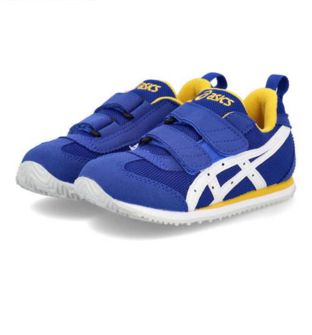 asics 安全靴 青/黄色 ベルクロ式 asics キッズ スポーツシューズ 青/黄色 ベルクロ式 - メルカリ