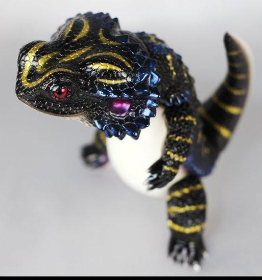 新品 ペインターネット フトアゴン ブラックドラゴン ソフビ