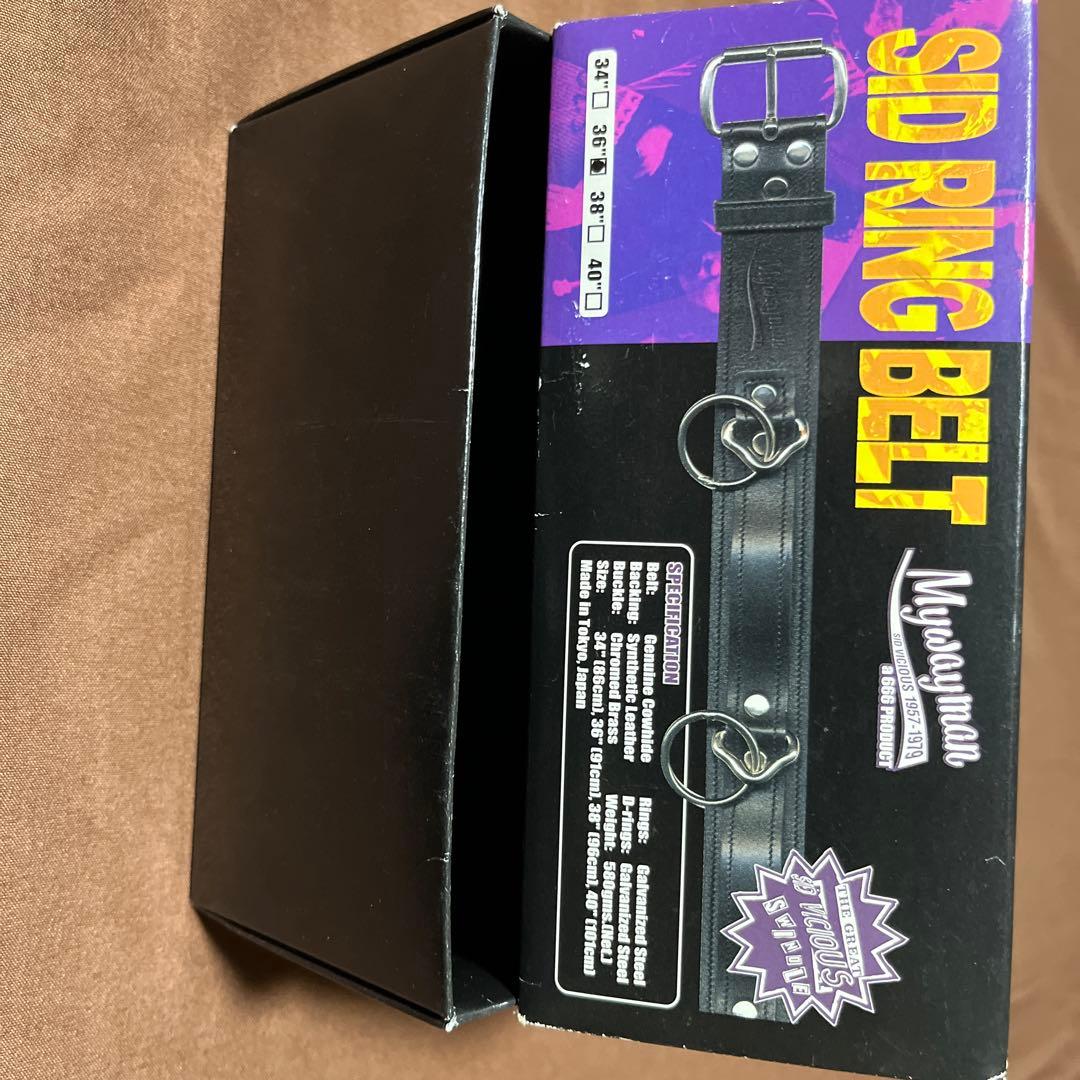 美品 666 パンク MYWAYMAN シド リング ベルト パンク - メルカリ