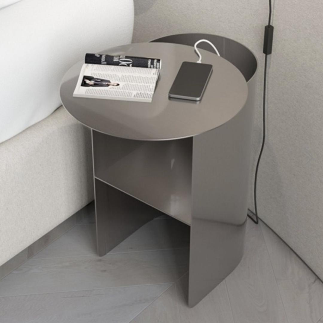 【格安】ステンレス ラウンド サイドテーブル コーヒーテーブル 韓国家具 画像2
