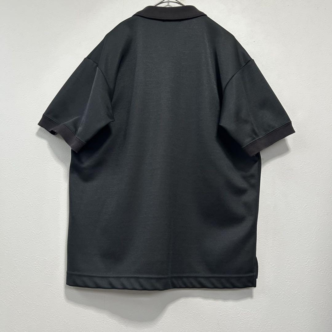 【匿名配送】コムデギャルソン オム ポロシャツ 2tone グレー S 極美品