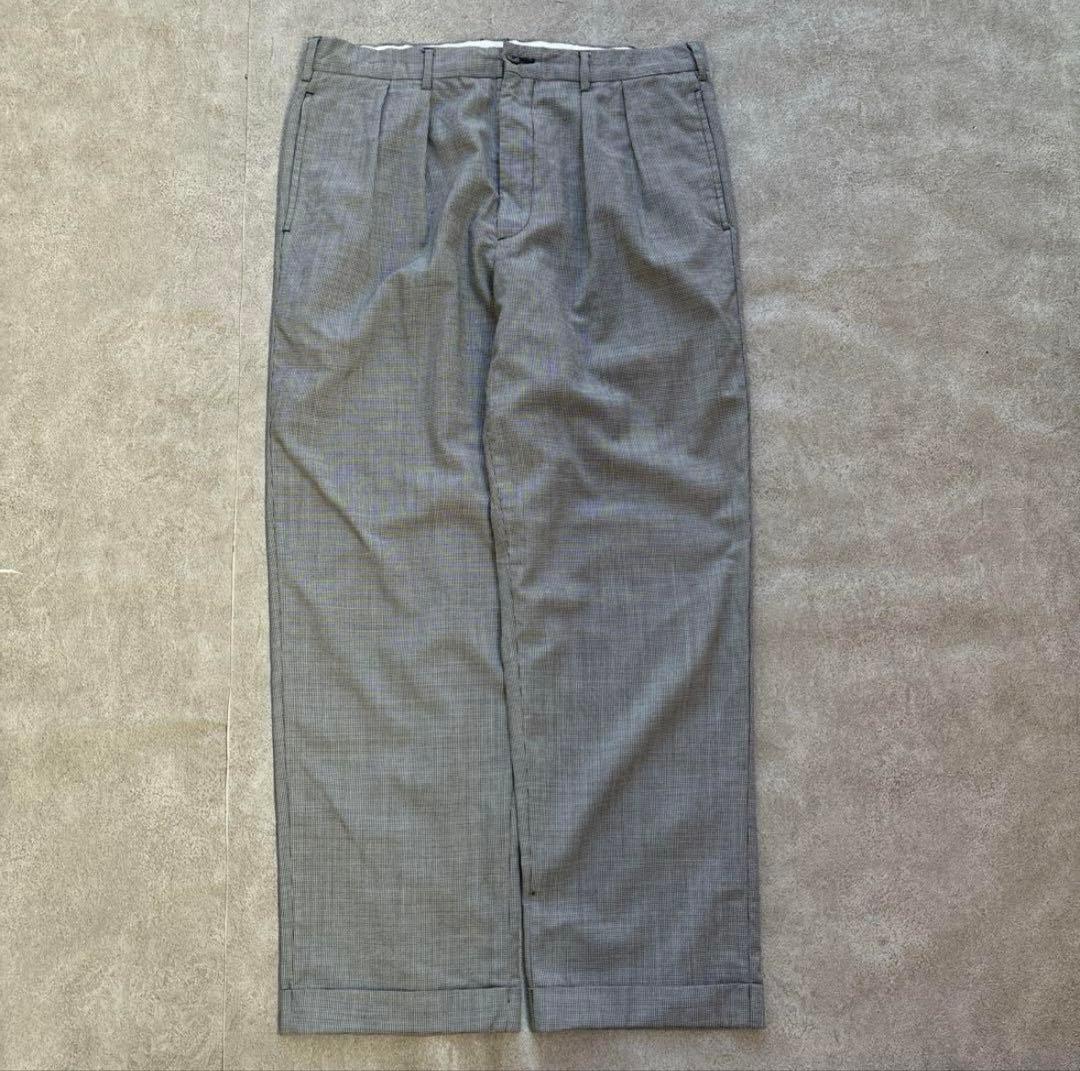 (古着)90s j.crew ワイド2タックスラックス パンツ cityboy