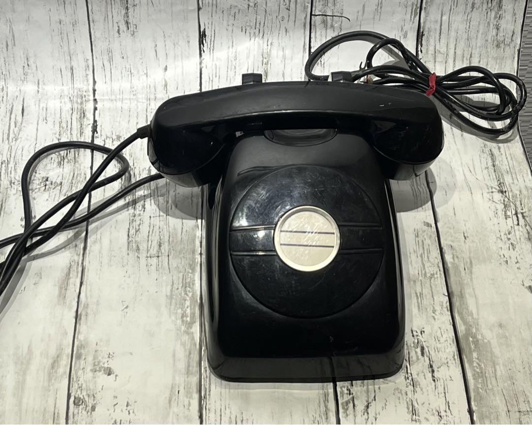 ◇黒電話◇ダイヤル無し◇受信専用◇骨董品◇ジャンク◇600形