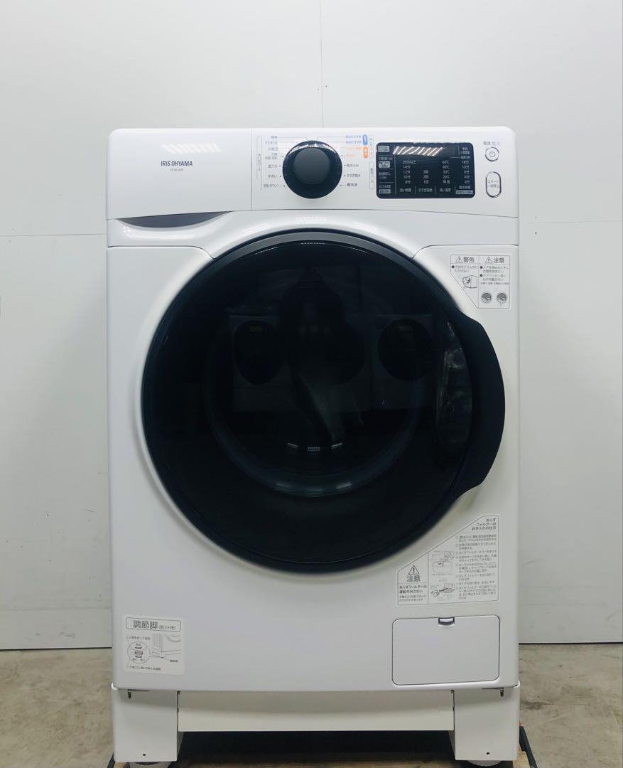 2019年製 IRIS OHYAMAドラム式洗濯機 HD81AR-W