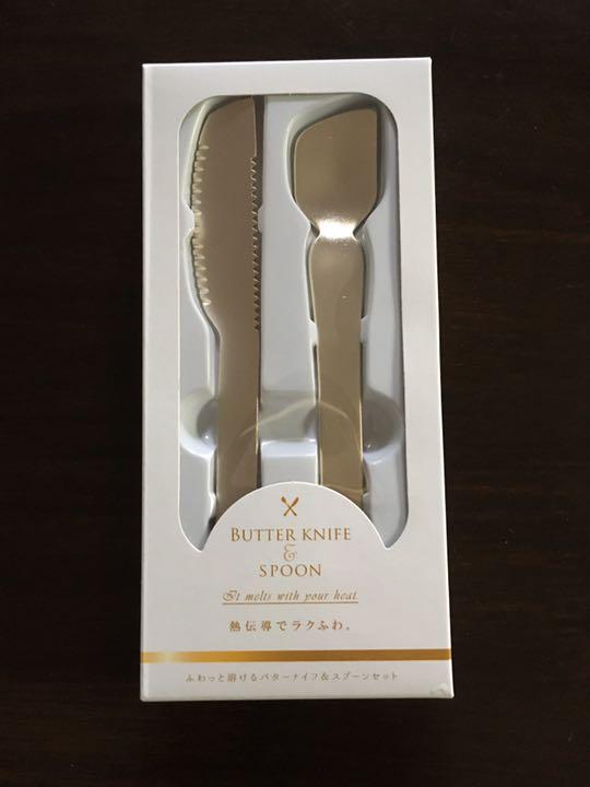 電動熱でふわっと溶ける バターナイフ&スプーンセット - メルカリ
