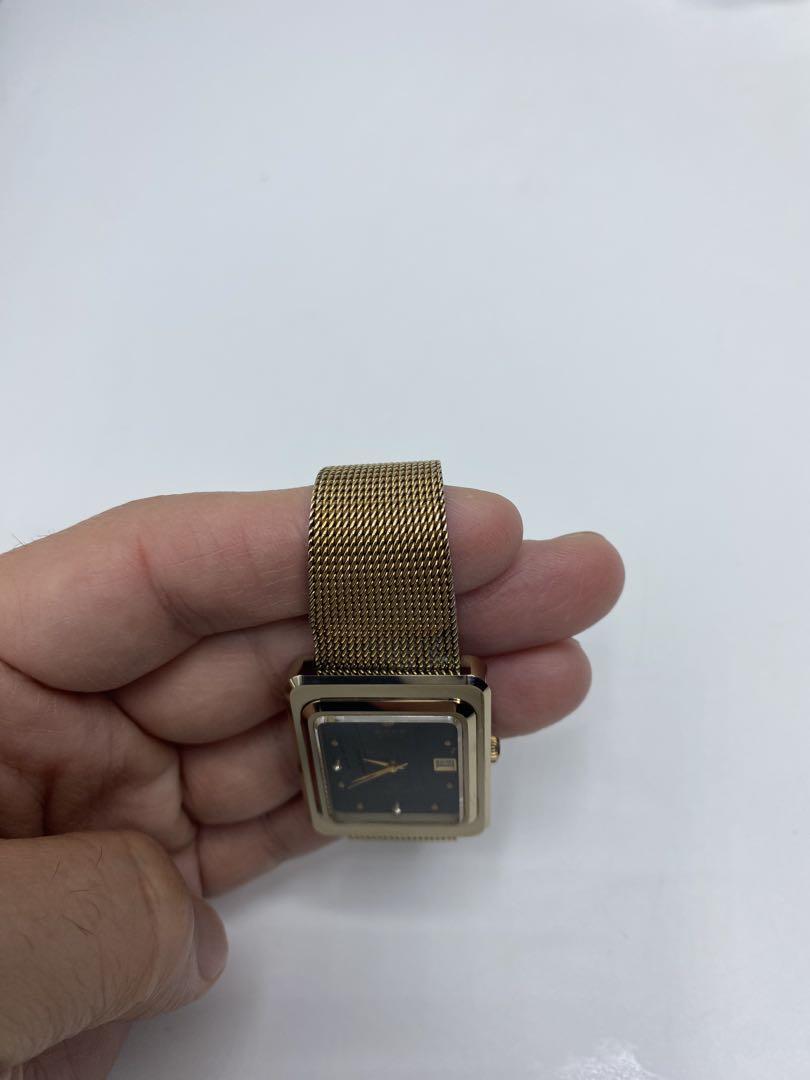 希少　美品　ヴィンテージ　rado diastar ゴールド 3p デイト