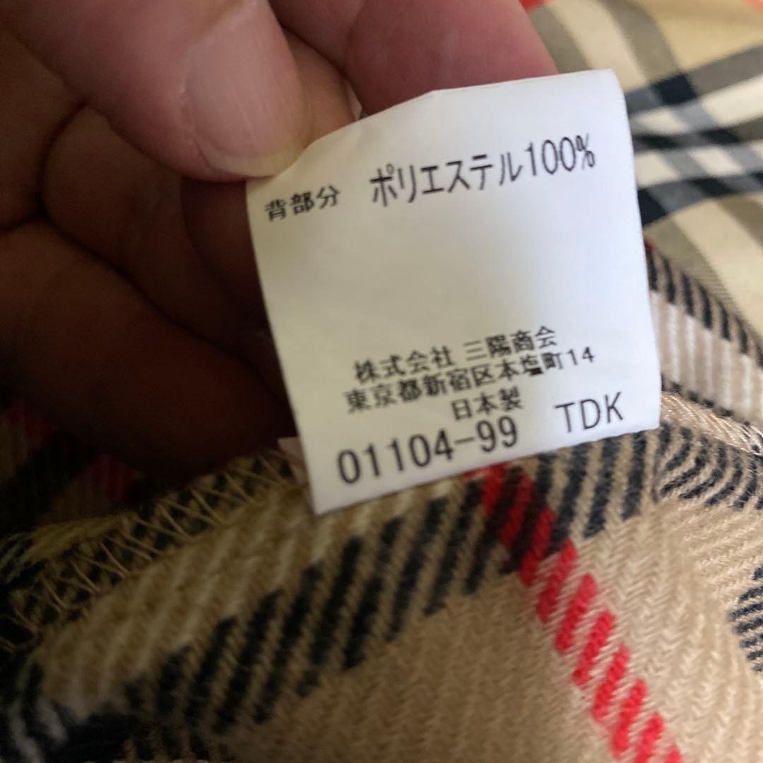 美品　Burberry 三陽商会　ステンカラーコート カーキ