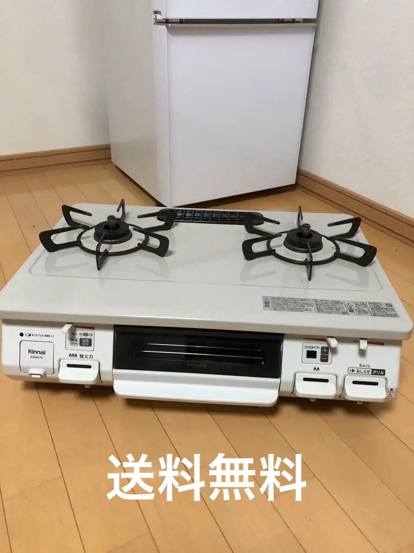 リンナイ プロパンガスコンロ　中古　左強火力