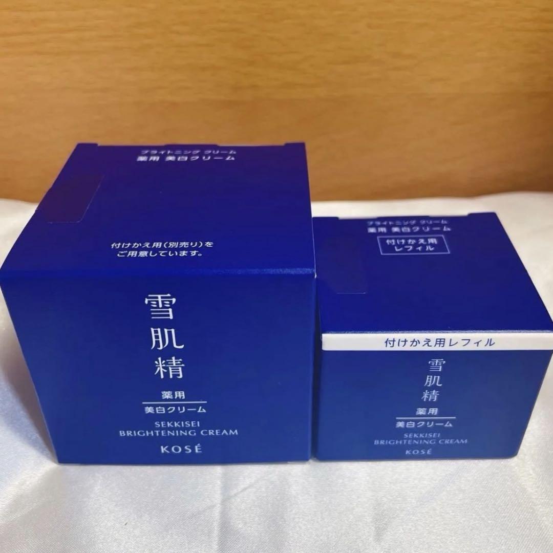 入荷nowオンラインストア 新品 2点 本体+レフィル ブライトニングクリーム 雪肌精 KOSE 化粧水・ローション・トナー