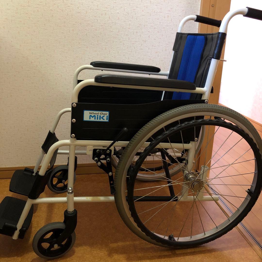 千葉県 引取り限定価格! 車椅子 miki 介護用 ノーパンクタイヤ used