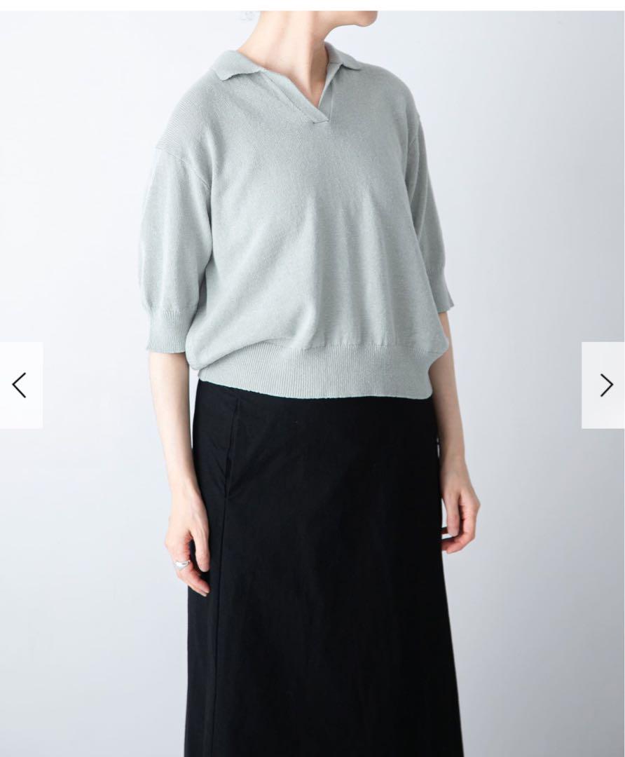 [新品•未着用品•匿名配送]アーバンリサーチ かぐれ　ハーフスリーブポロニット