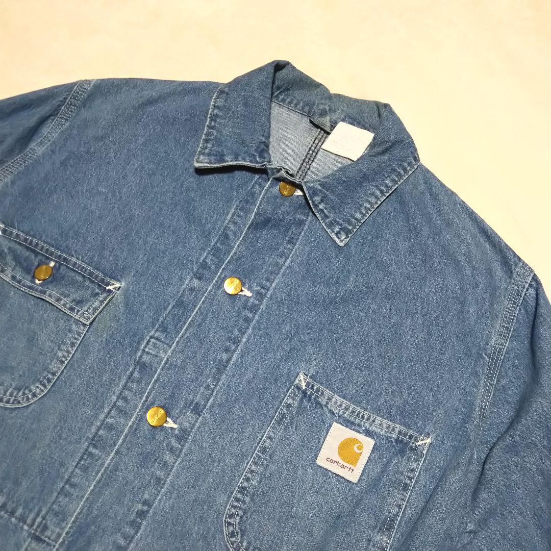 80s USA製 Carhartt チョアコート デニム - メルカリ 80s USA製 Carhartt チョアコート デニム - メルカリ