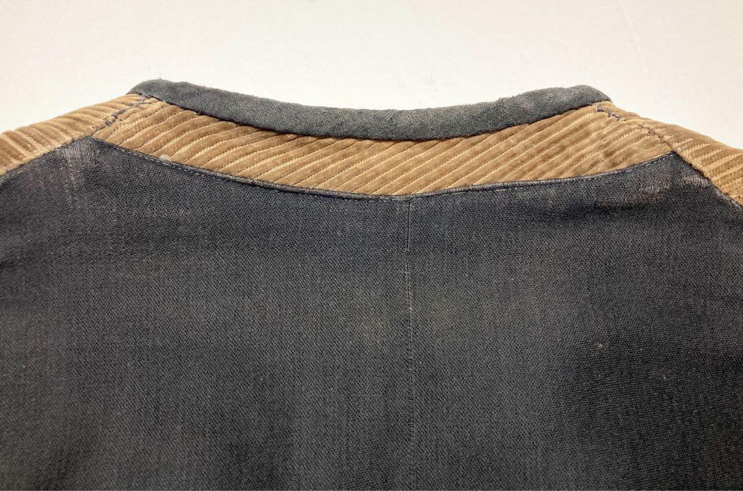 ジャケット・アウター 20-30S CORDUROY BLACK SATIN GILET JACKET