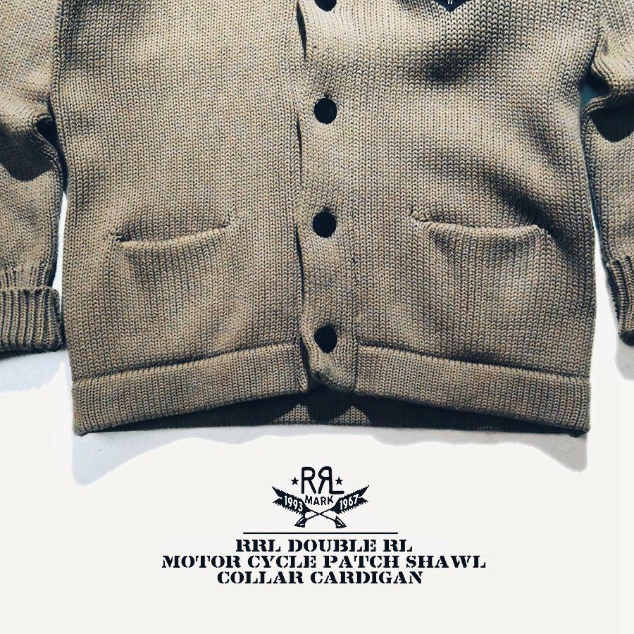 【美品】RRL ダブルアールエル アメリカン ニットカーディガン