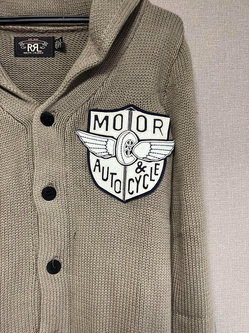 【美品】RRL ダブルアールエル アメリカン ニットカーディガン