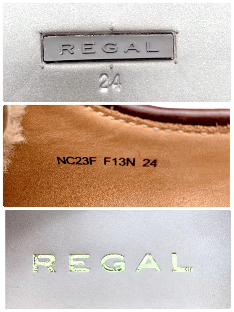 REGAL カジュアルシューズ 24.0cmダークブラウン ベージュ