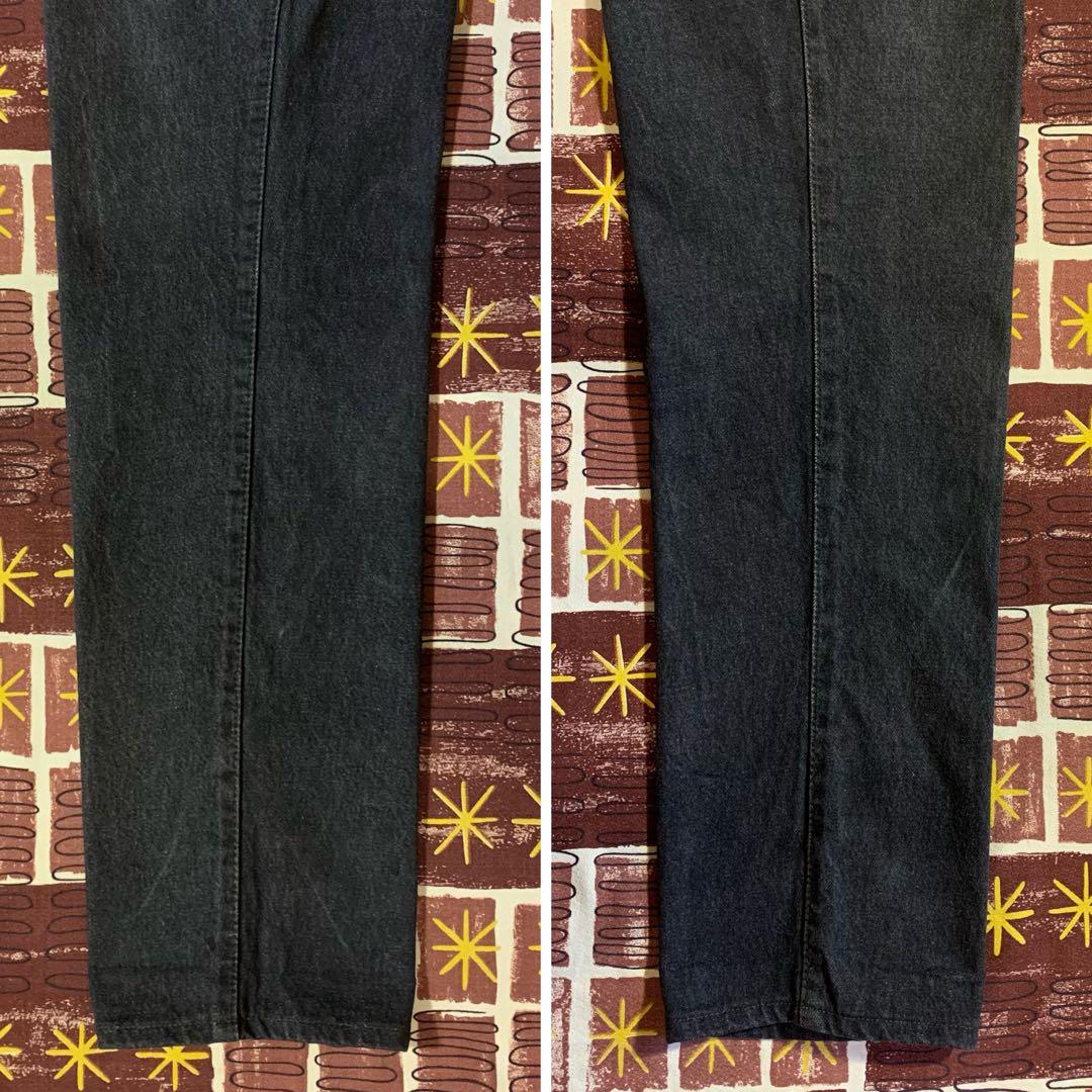80's Levi's 501 BLACK YARN-DYED 