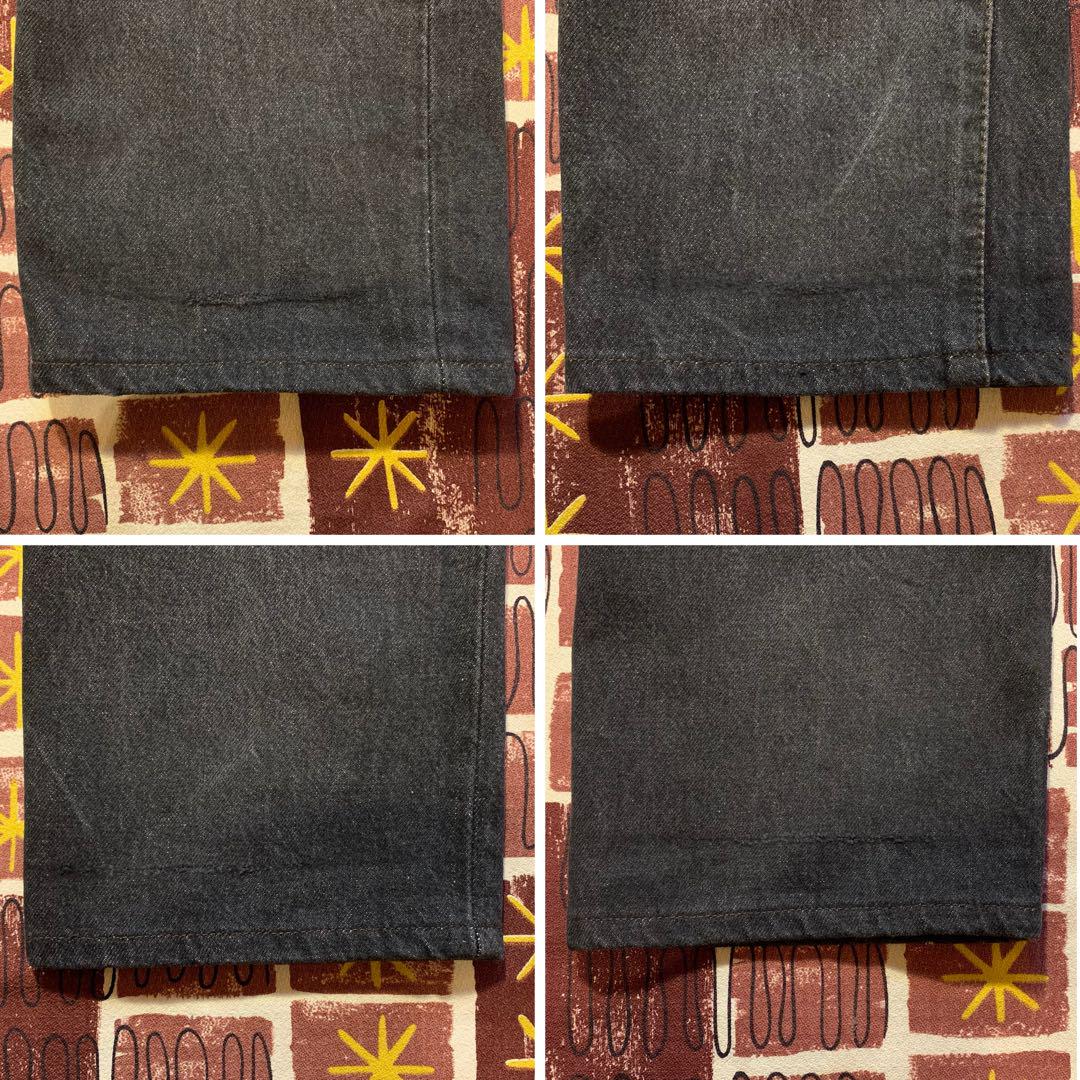 80's Levi's 501 BLACK YARN-DYED 