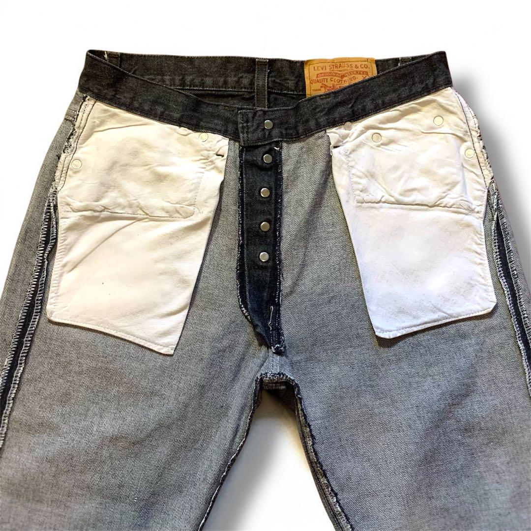 80's Levi's 501 BLACK YARN-DYED 